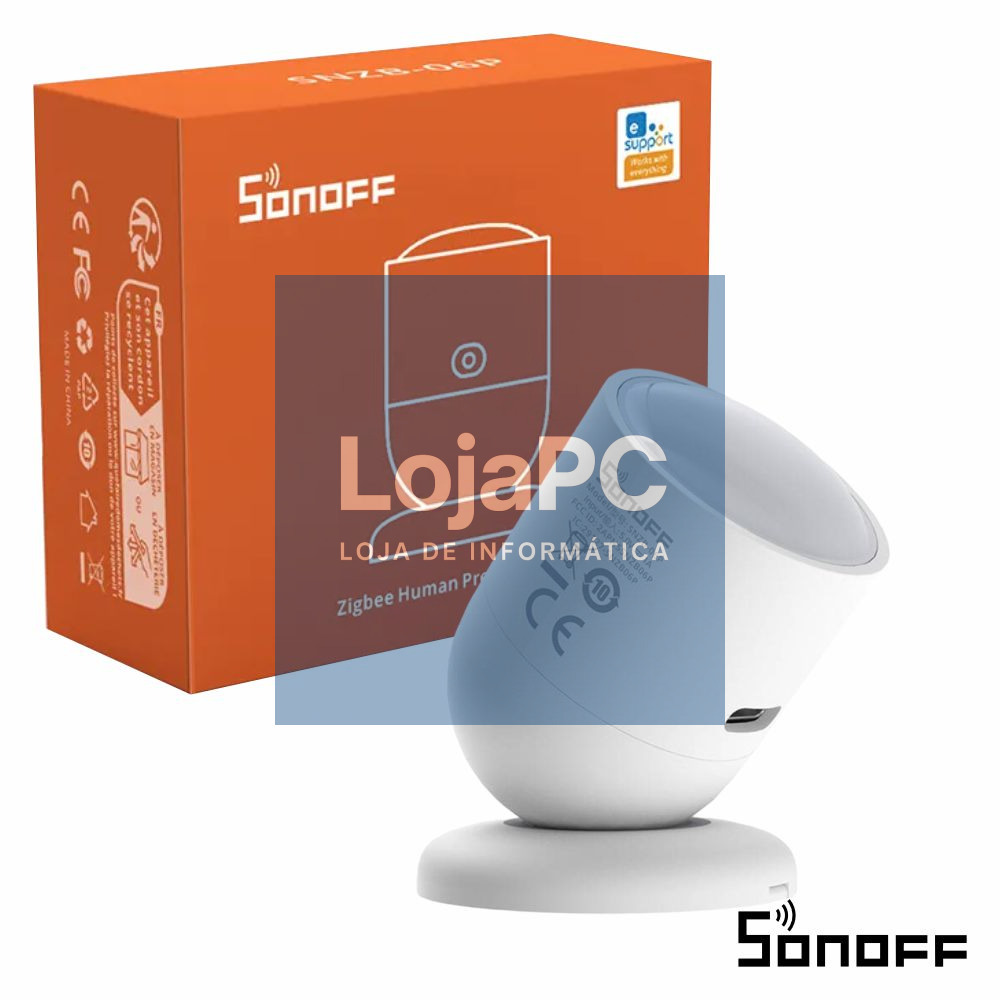 Sensor de Presença e Luz Smart Zigbee Por Micro Ondas SONOFF