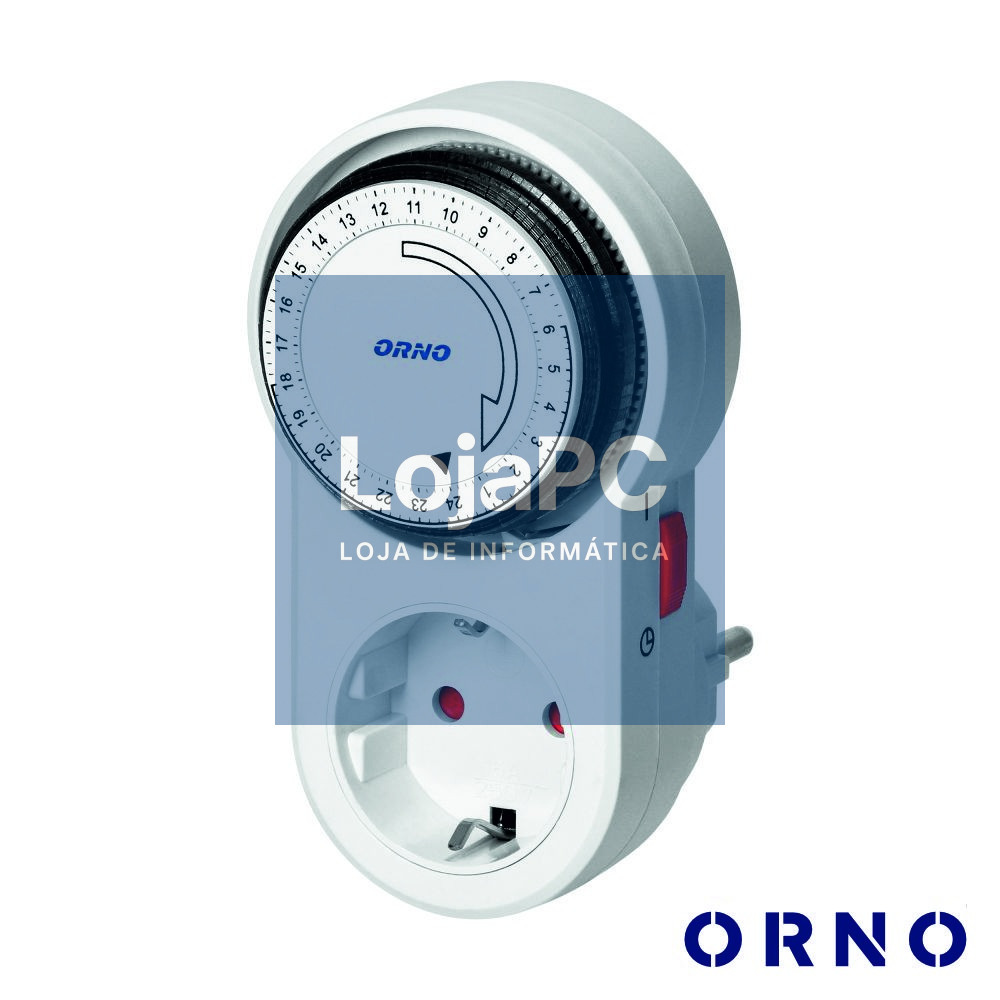 Temporizador Analógico Ajustável 24h ORNO