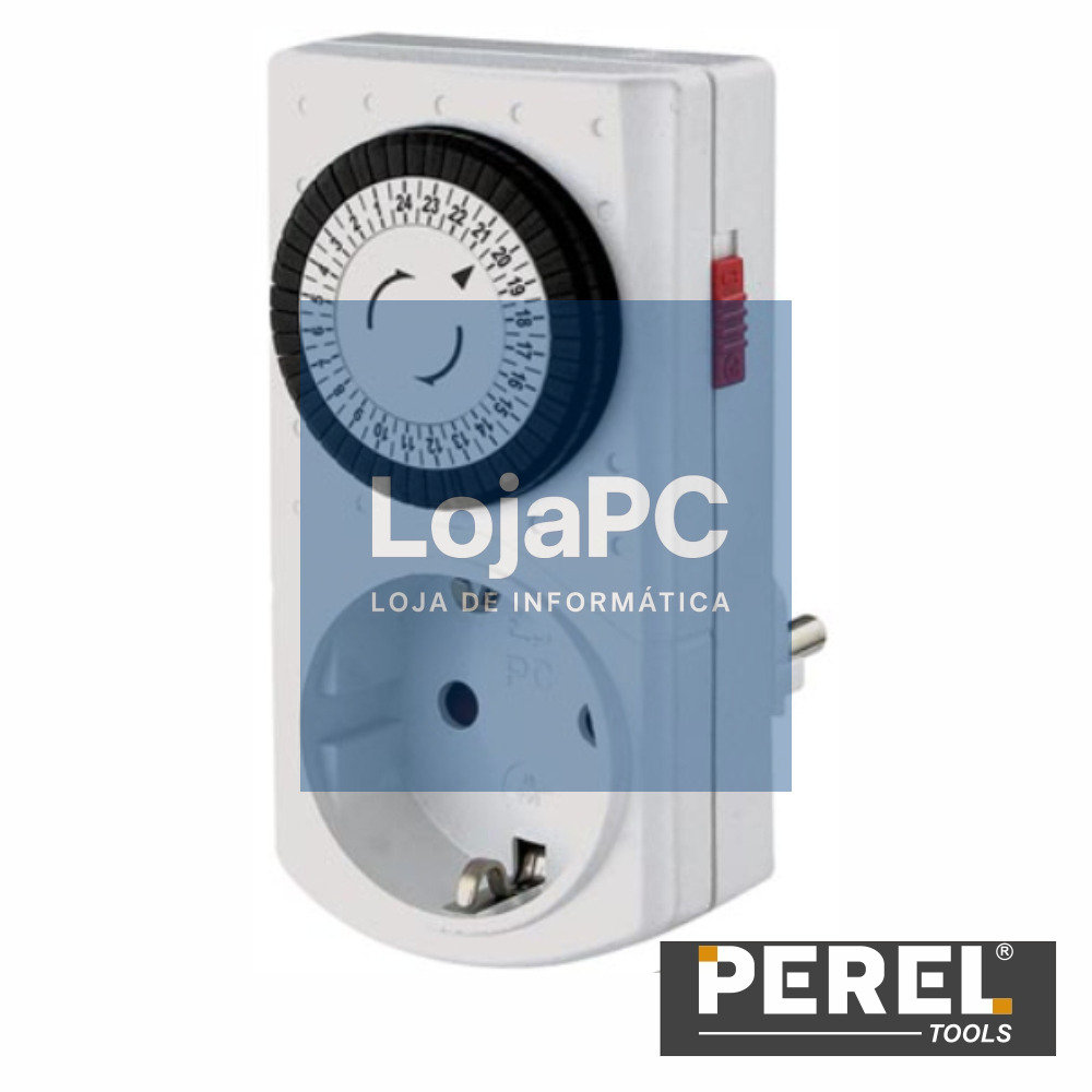 TEMPORIZADOR ANALÓGICO AJUSTÁVEL 24H PEREL