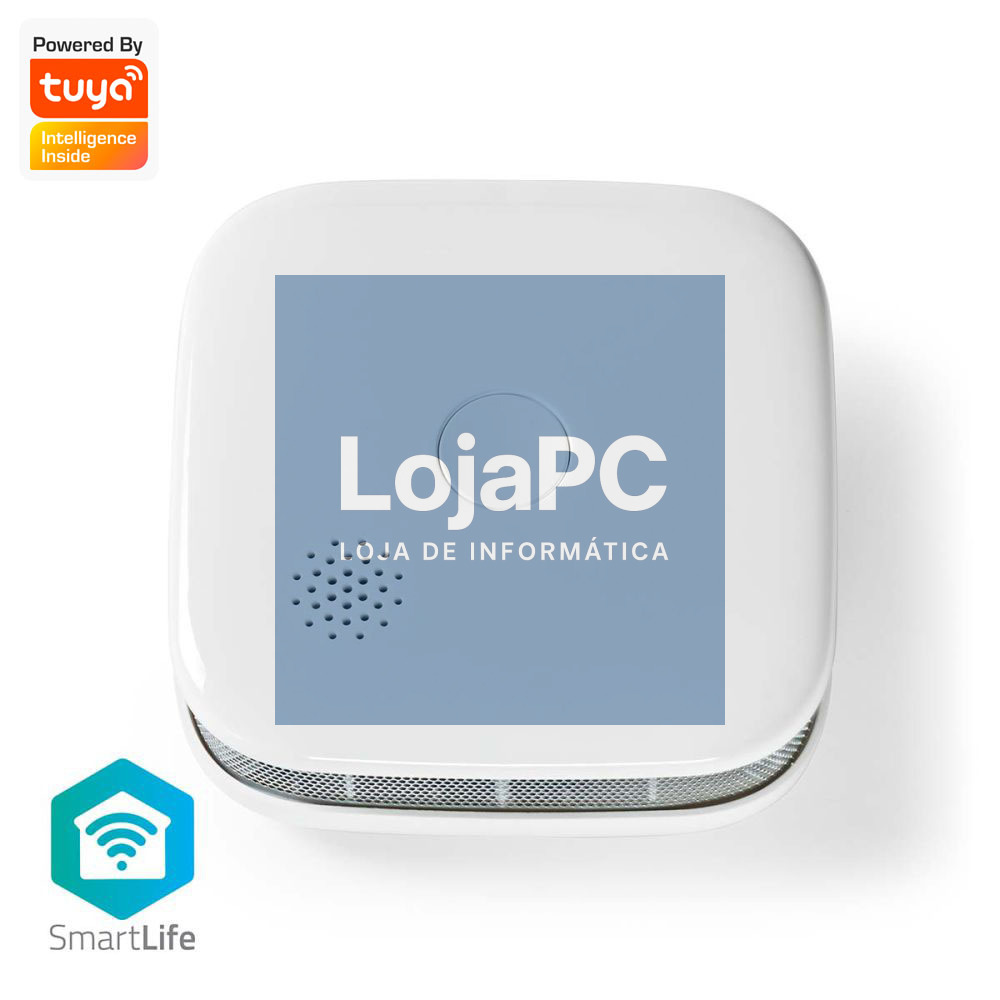Detetor de Fumos Inteligente C/ Alarme e APP/WiFi TUYA