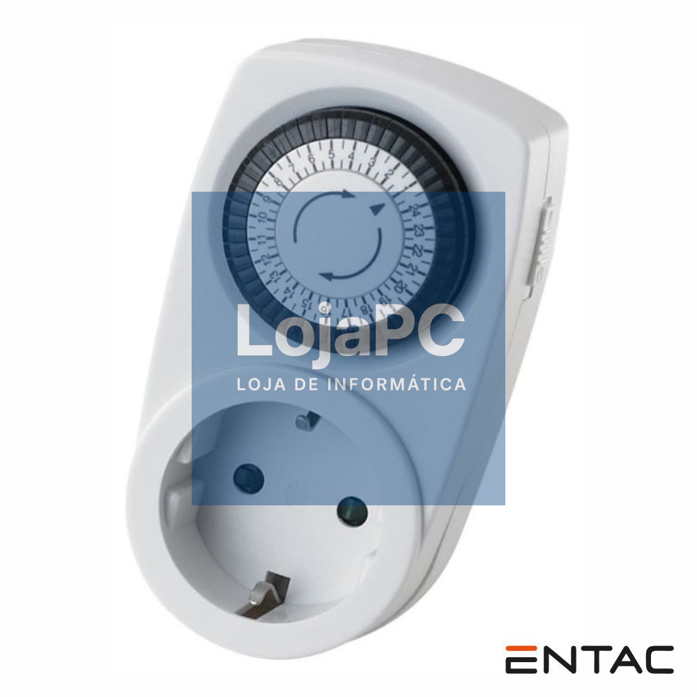 Temporizador Analógico Ajustável 24h ENTAC