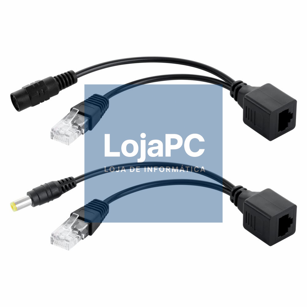 Conjunto Adaptador Poe C/ RJ45 E DC