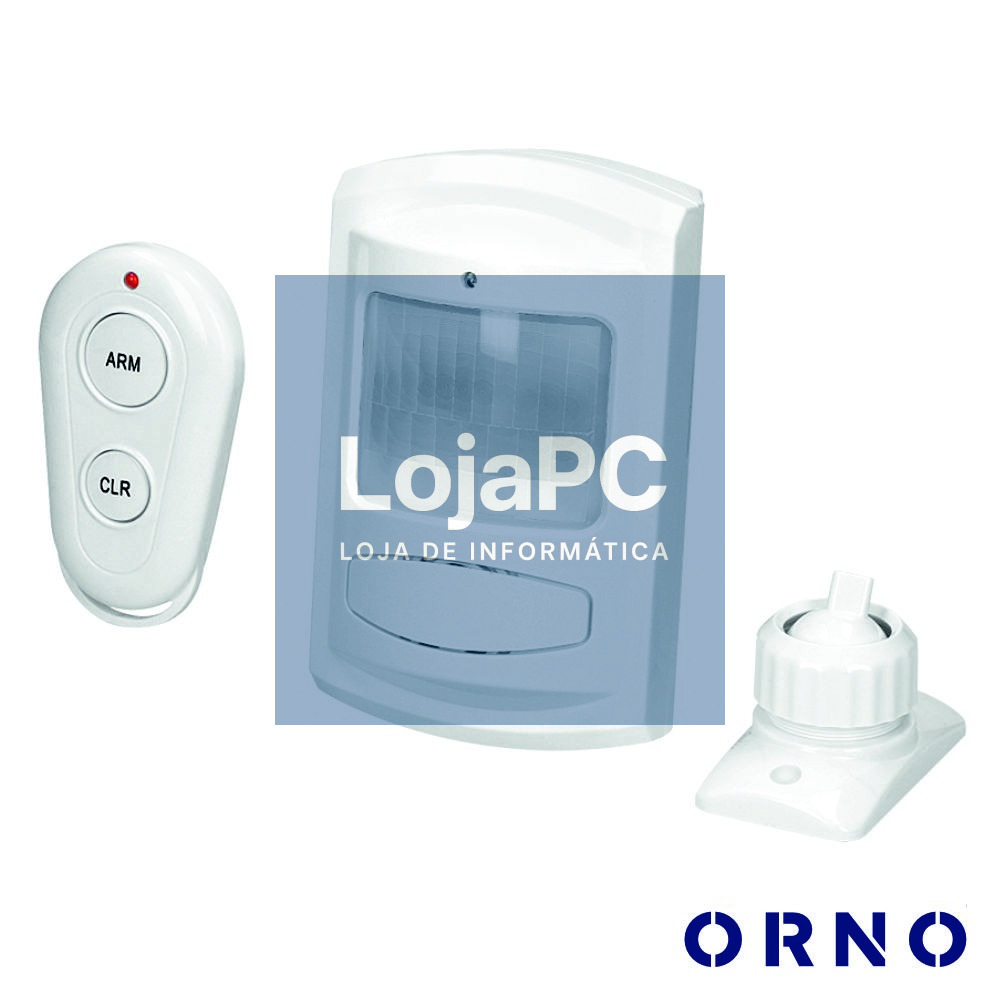 Alarme S/ Fios C/ Sirene E Comando S/ Fios ORNO