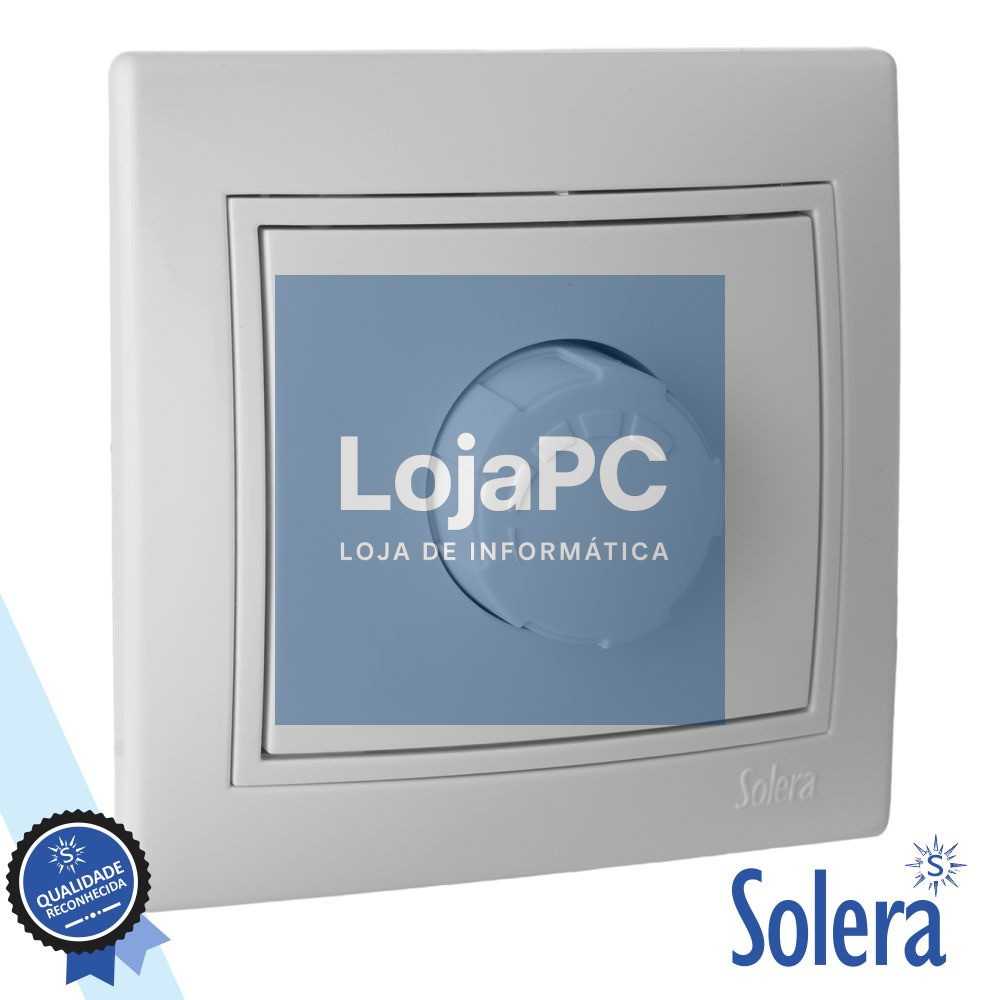 REGULADOR DE LUZ INTERIOR PAREDE BRANCO 800W SOLERA