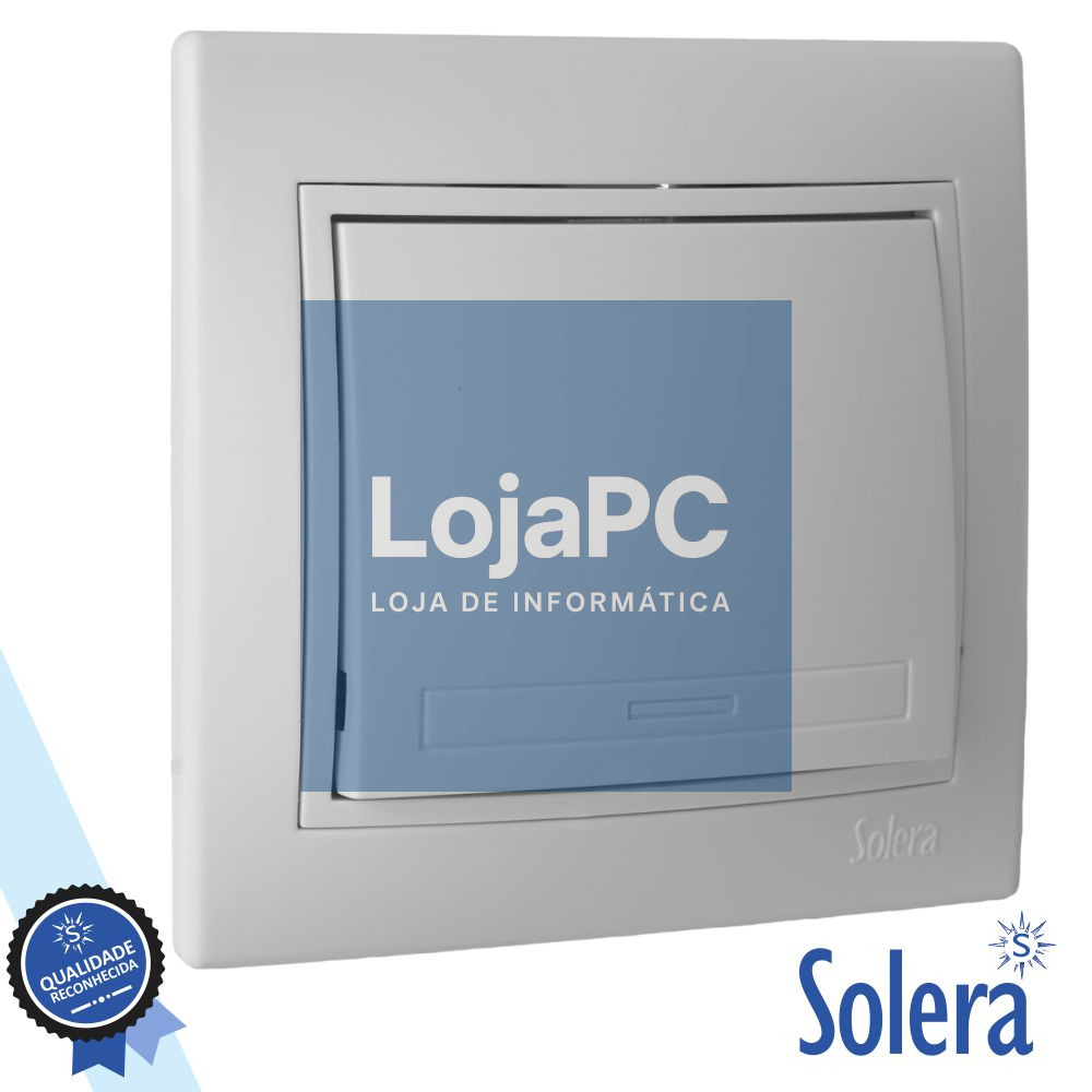 INTERRUPTOR PAREDE ENCASTRAR 10A 250V SOLERA