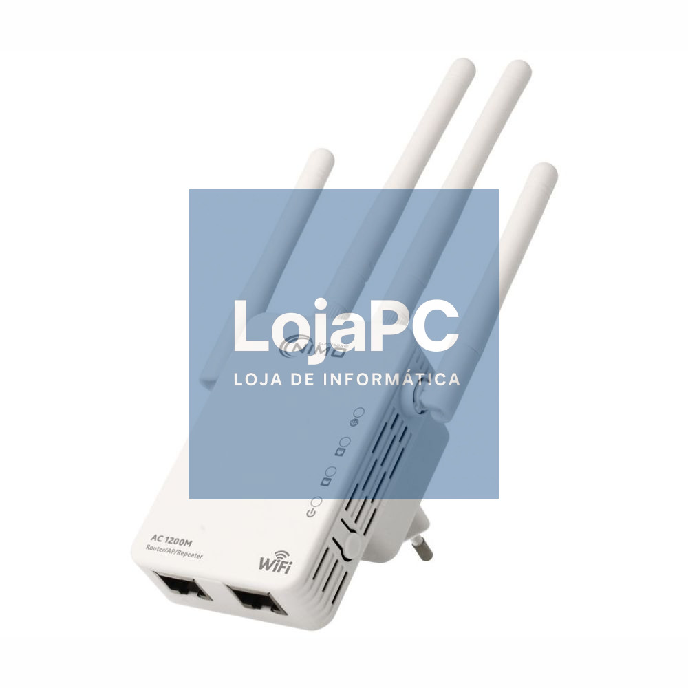 Repetidor Sinal WiFi 2.4/5GHz 1200Mbps 2xRJ45