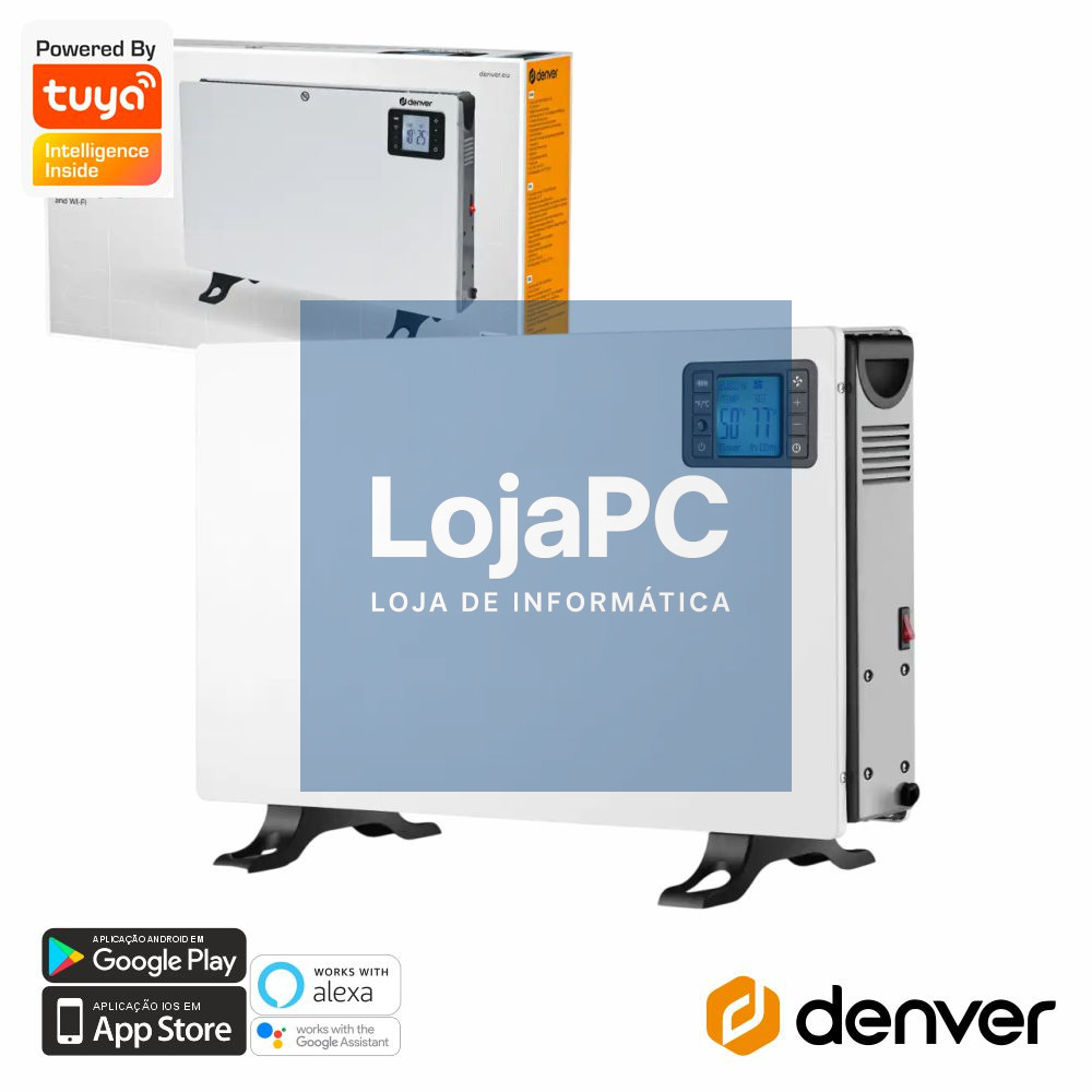 Aquecedor Convector 2000W Smart Wi-Fi Denver