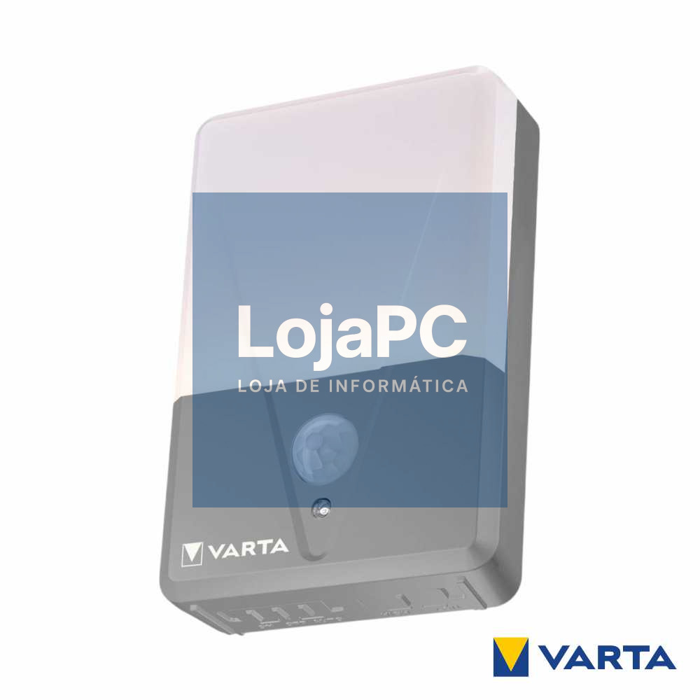 Luz De Presença LED Cinza IP44 C/ Sensor PIR VARTA