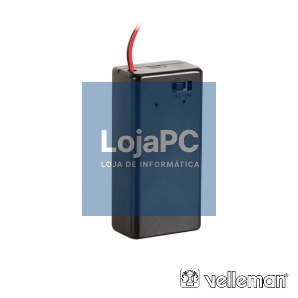 SUPORTE P/ 1 PILHA DE 9V VELLEMAN