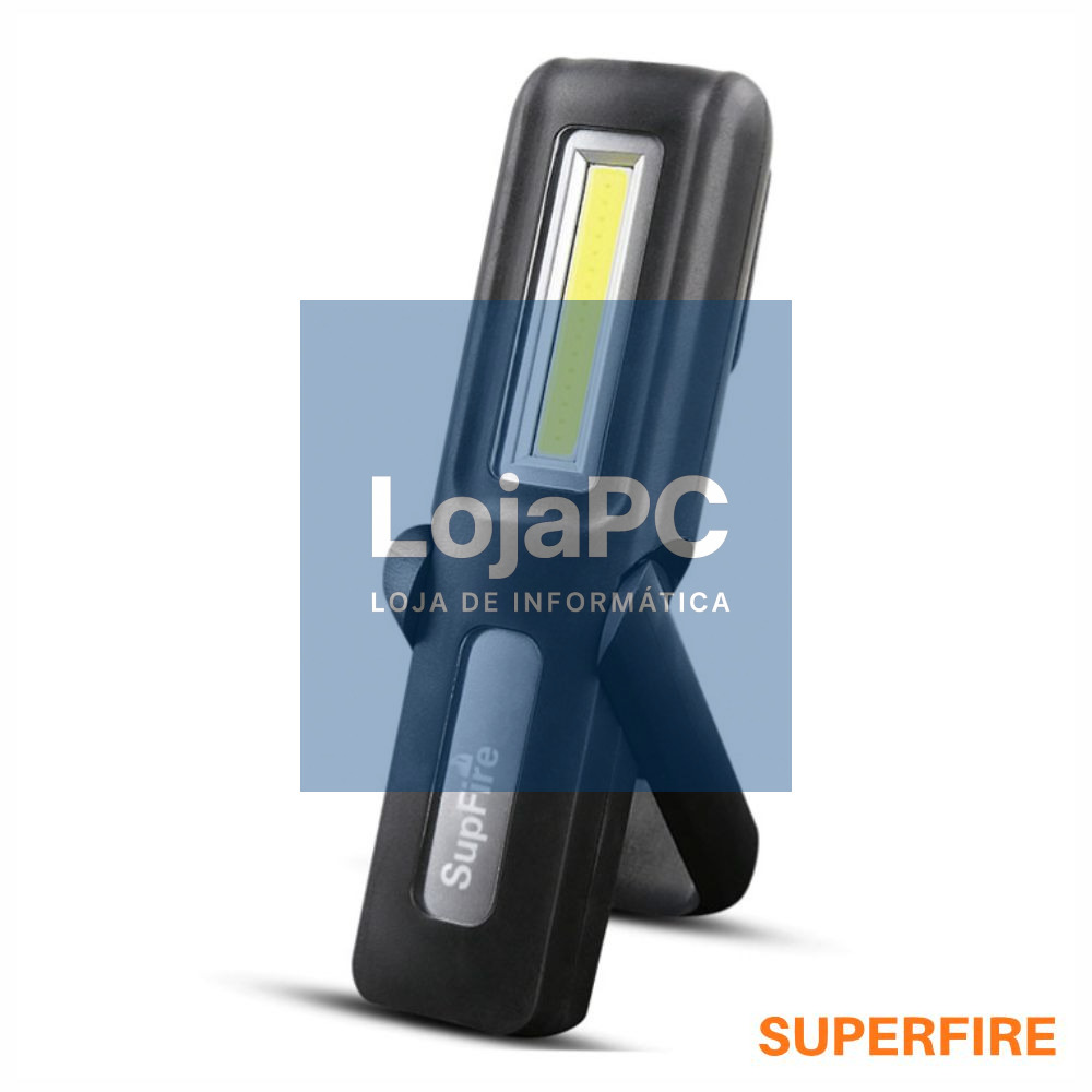 Lanterna de Trabalho C/ Íman E Gancho 3WLED+3WCOB SUPERFIRE