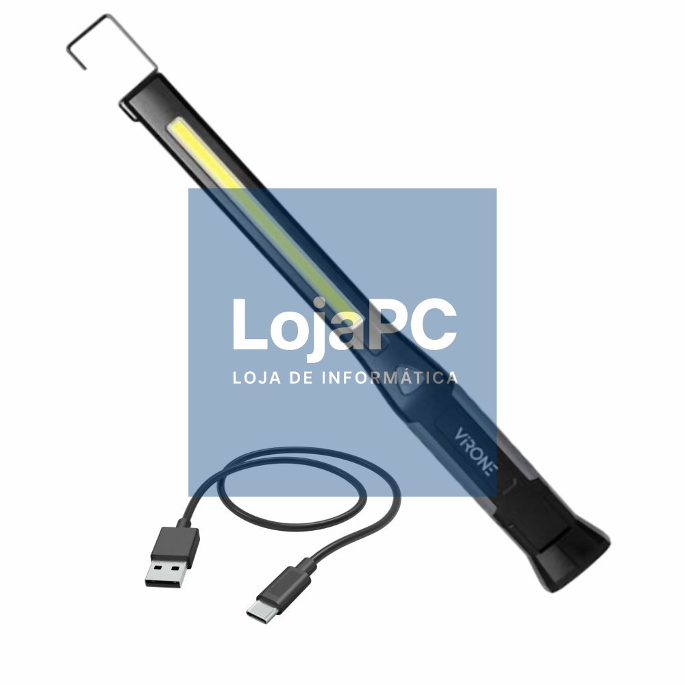 Lanterna de Trabalho LED COB Recarregável 100lm VIRONE