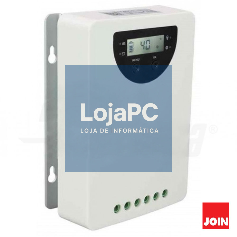 Regulador Painel Fotovoltaico 40A 12/24V MPPT JOIN