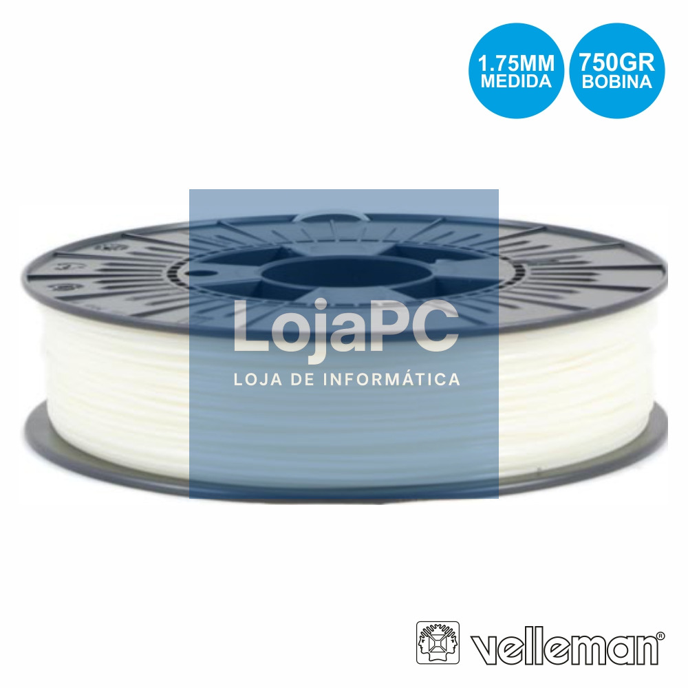 ROLO DE FILAMENTO P/ IMPRESSÃO 3D 1.75MM 750G LUMINOSO