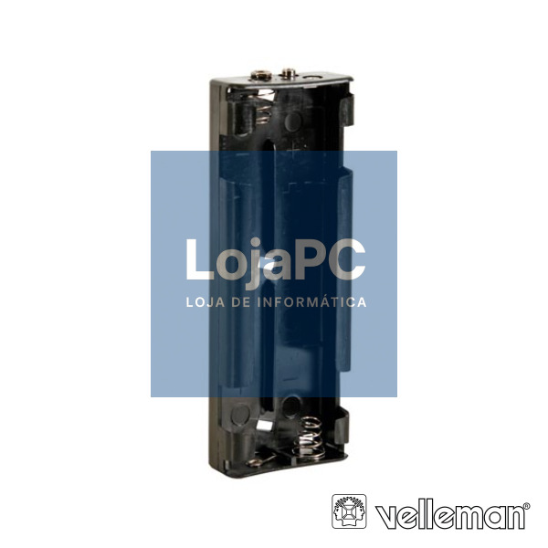 SUPORTE P/ 6 PILHAS C C/ TERMINAIS CLIP VELLEMAN