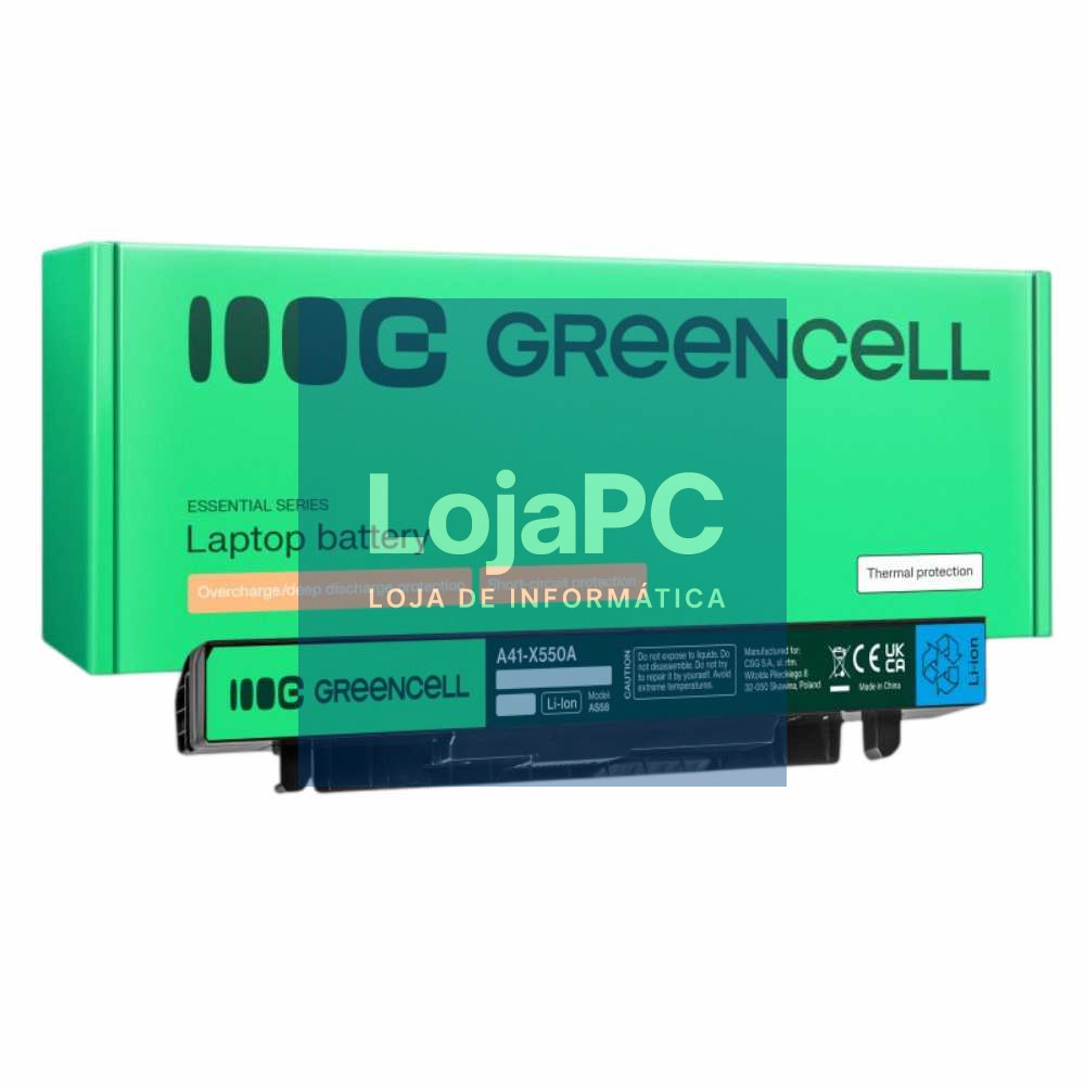 Bateria P/ Portátil Asus 2200mAh 14.4V GREEN CELL