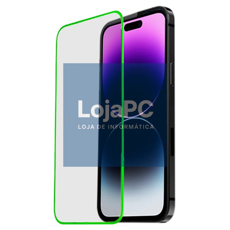Tempered Glass Screen Protector COOL for iPhone 15 Plus / 16 Plus / 14 Pro Max (NEON)