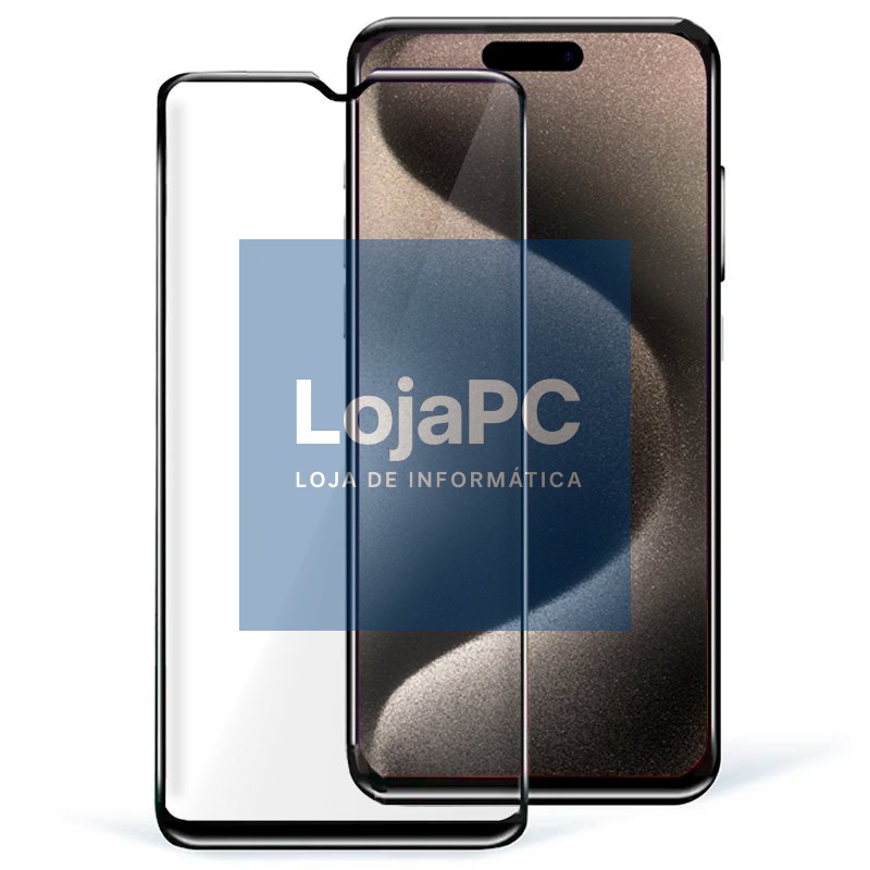 Tempered Glass Screen Protector COOL for iPhone 15 Pro Max (FULL 3D)