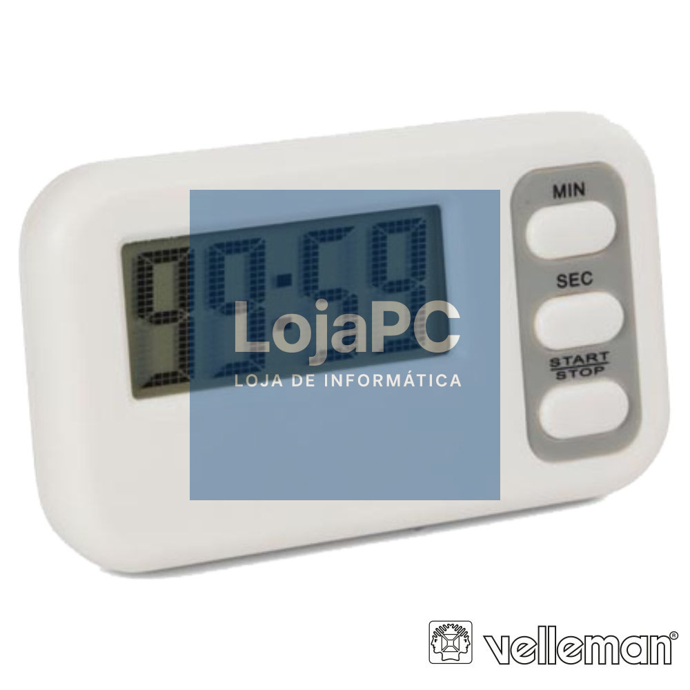 TEMPORIZADOR C/ CONTAGEM DECRESCENTE E ALARME VELLEMAN
