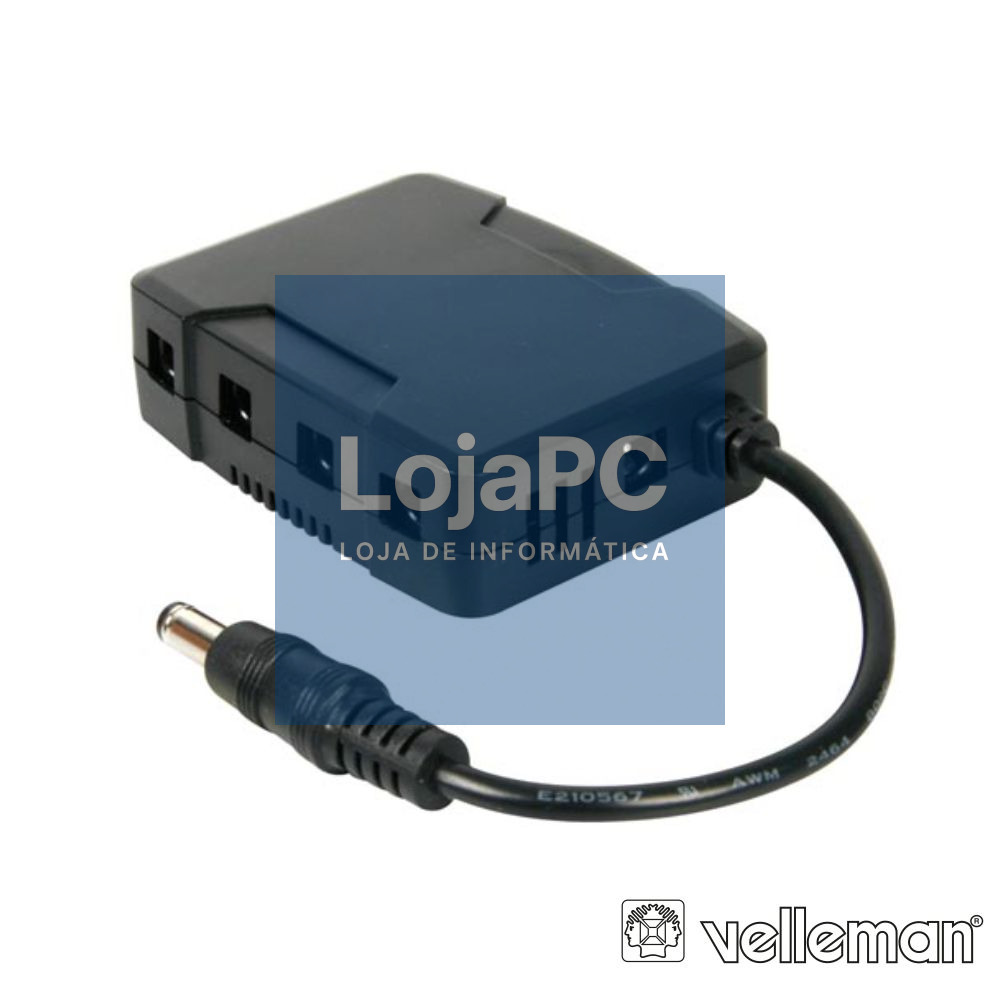 Conversor DC-DC p/ DVRs de 4 Canais VELLEMAN