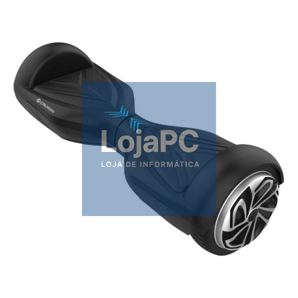 Hoverboard C/ Rodas 6.5" 24V 4Ah 2x250W 12km/h Preto
