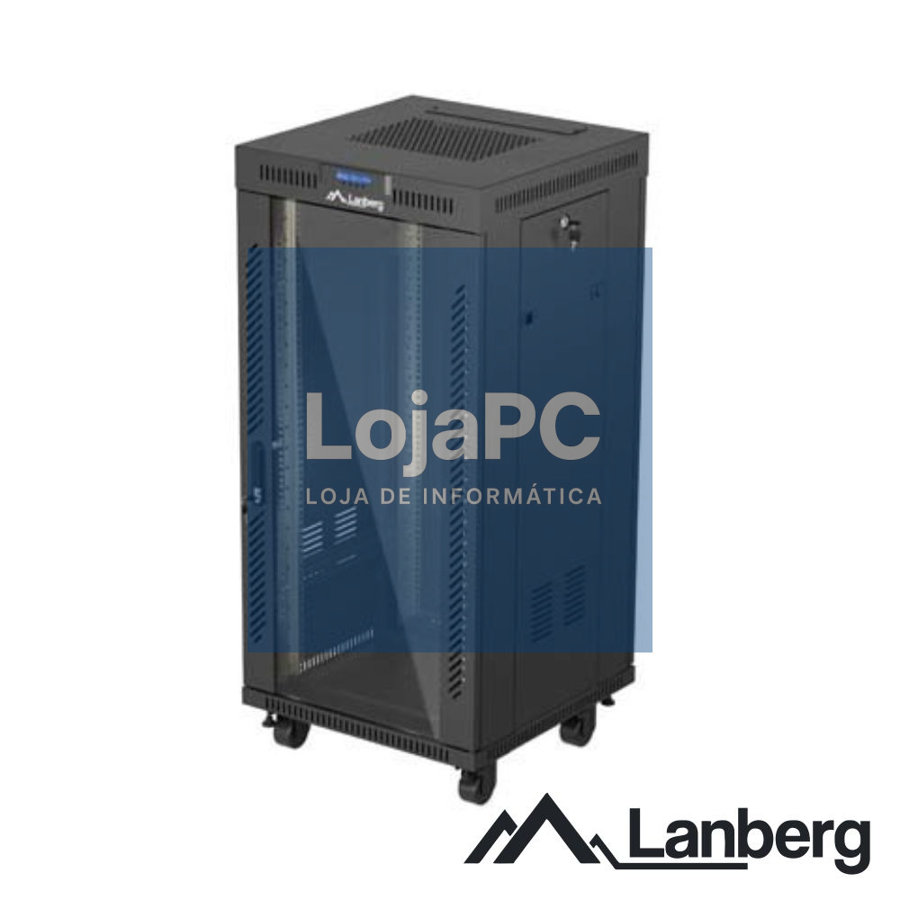 Armário Bastidor Chão (Rack) 19" 600x600mm 24U LANBERG