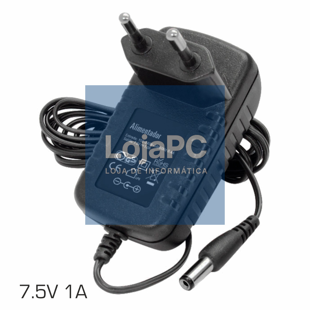 ALIMENTADOR SWITCHING 7.5V 1A