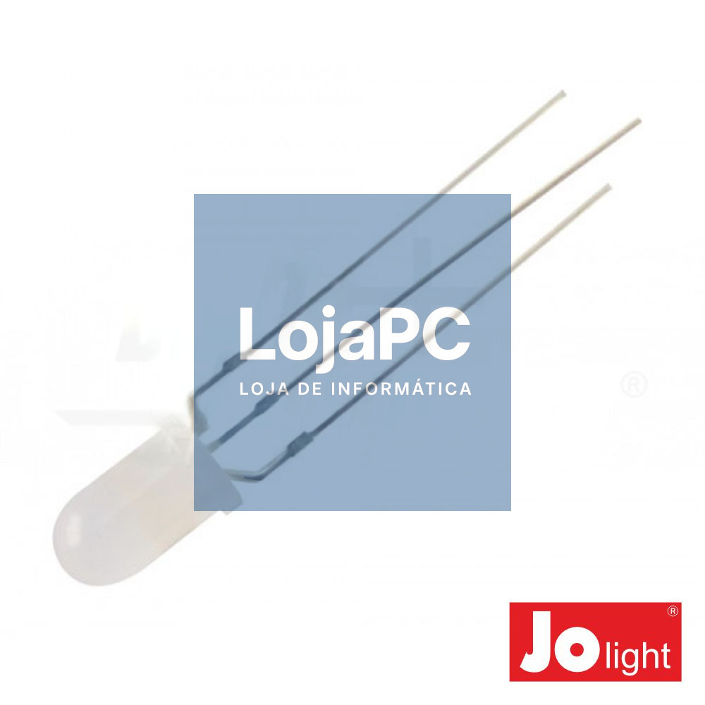 LED 5mm Multicor Vermelho E Verde Difuso Jolight