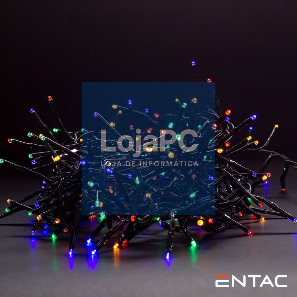 Grinalda 700 LEDS Multicor 14m ENTAC