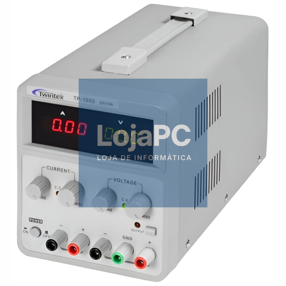 Fonte De Alimentação Digital 0-30V / 0-5A / 5V 1A