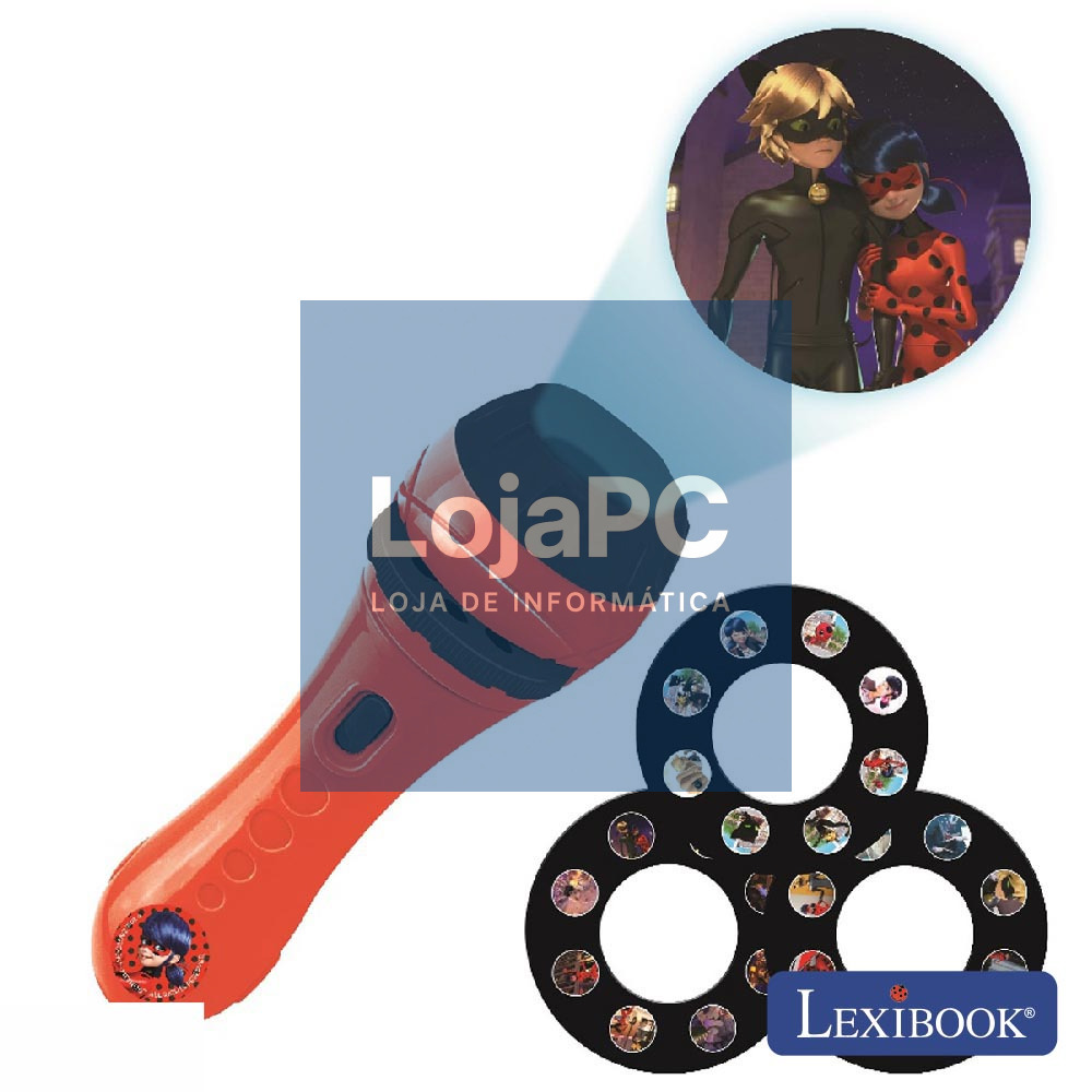 LANTERNA C/ PROJEÇÃO LADYBUG LEXIBOOK