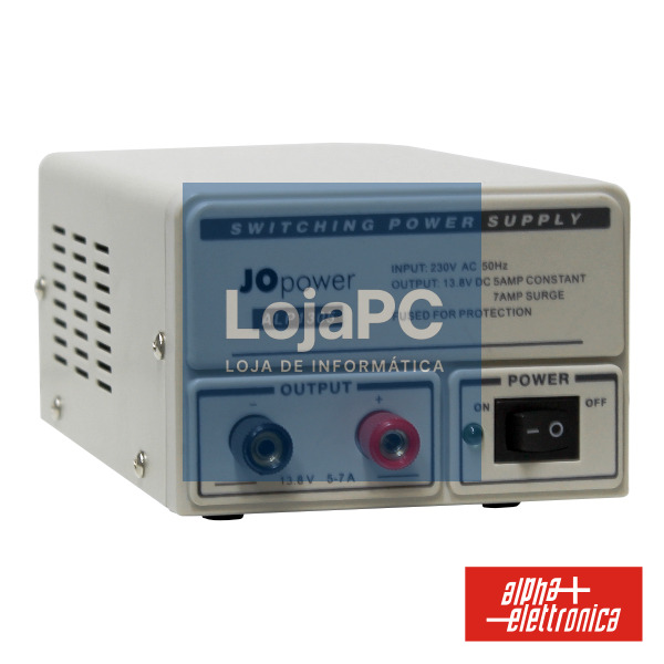 FONTE DE ALIMENTAÇÃO ESTABILIZADA 13.8V 5/7A JOPOWER