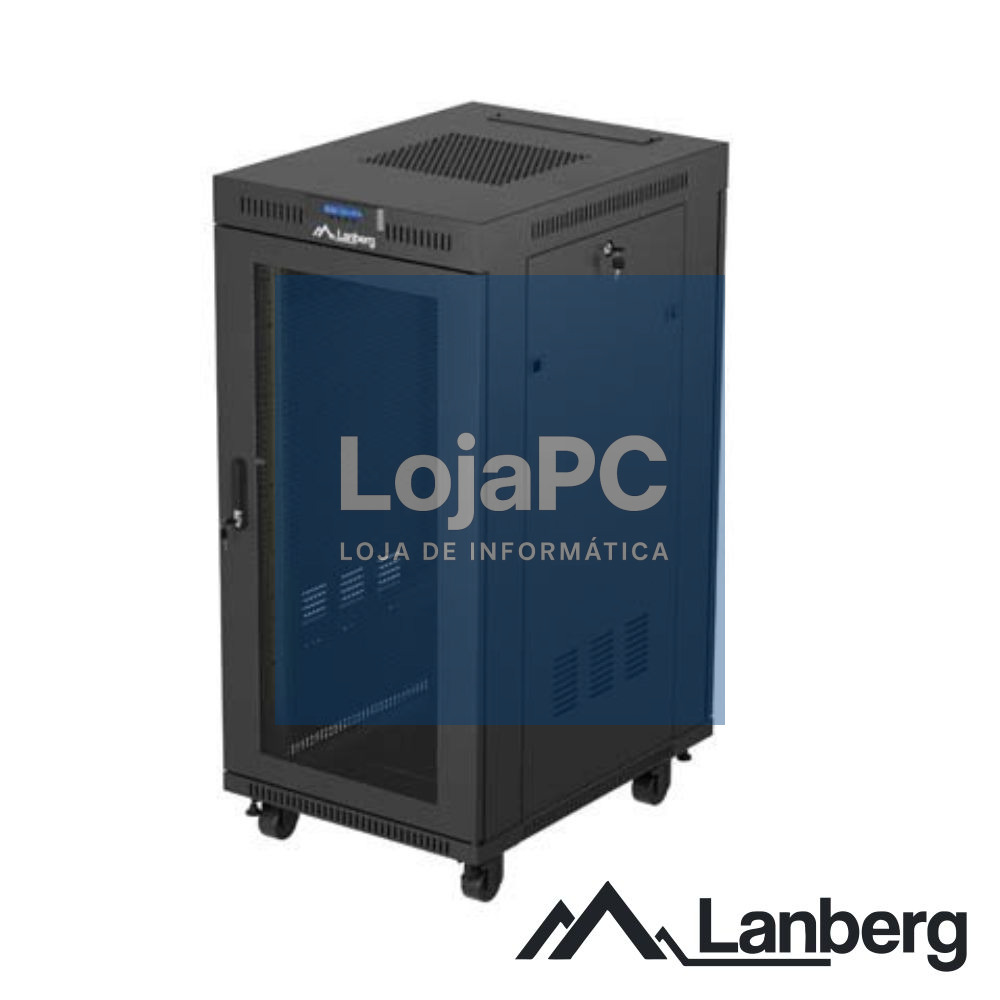 Armário Bastidor Chão (Rack) 19" 600x800mm 24U LANBERG