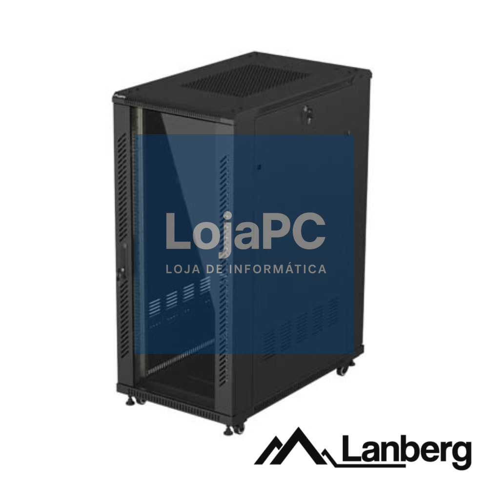 Armário Bastidor Chão (Rack) 19" 600x1000mm 27U LANBERG