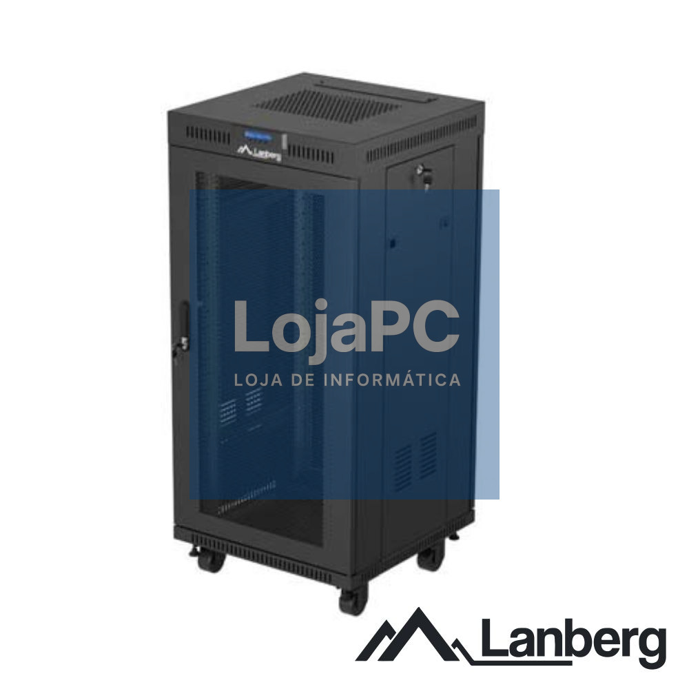 Armário Bastidor Chão (Rack) 19" 600x600mm 24U LANBERG