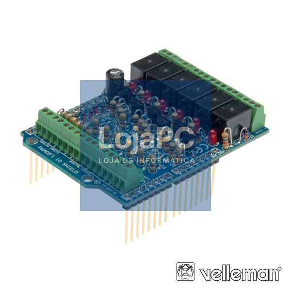 IN/OUT SHIELD PARA ARDUINO VELLEMAN
