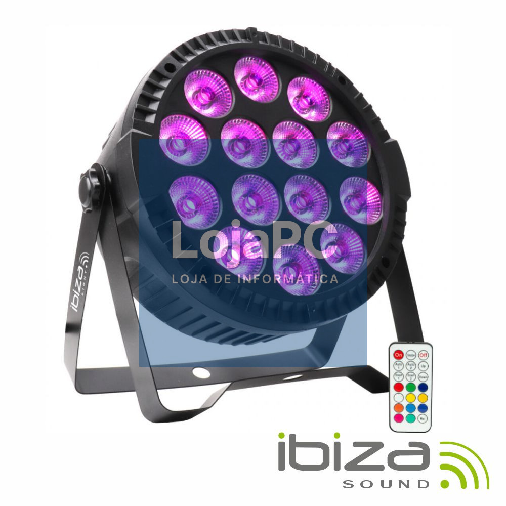 Projetor Par C/ 14 LEDS 6W RGBW DMX IBIZA