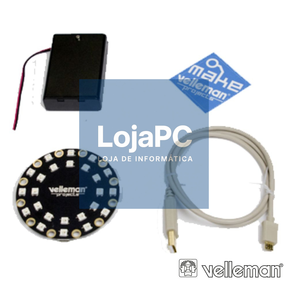 MÓDULO 24 LEDS RGB P/ ARDUINO ATMEGA32U4 VELLEMAN