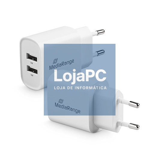 MEDIARANGE DUAL USB-A 12W CHARGER