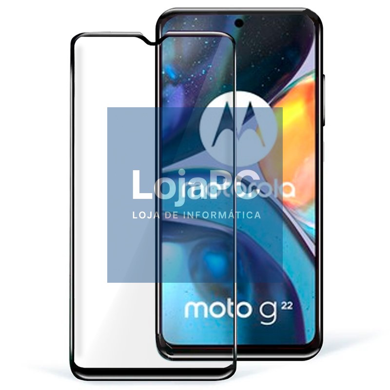 Tempered Glass Screen Protector COOL for Motorola Moto G22 (FULL 3D)