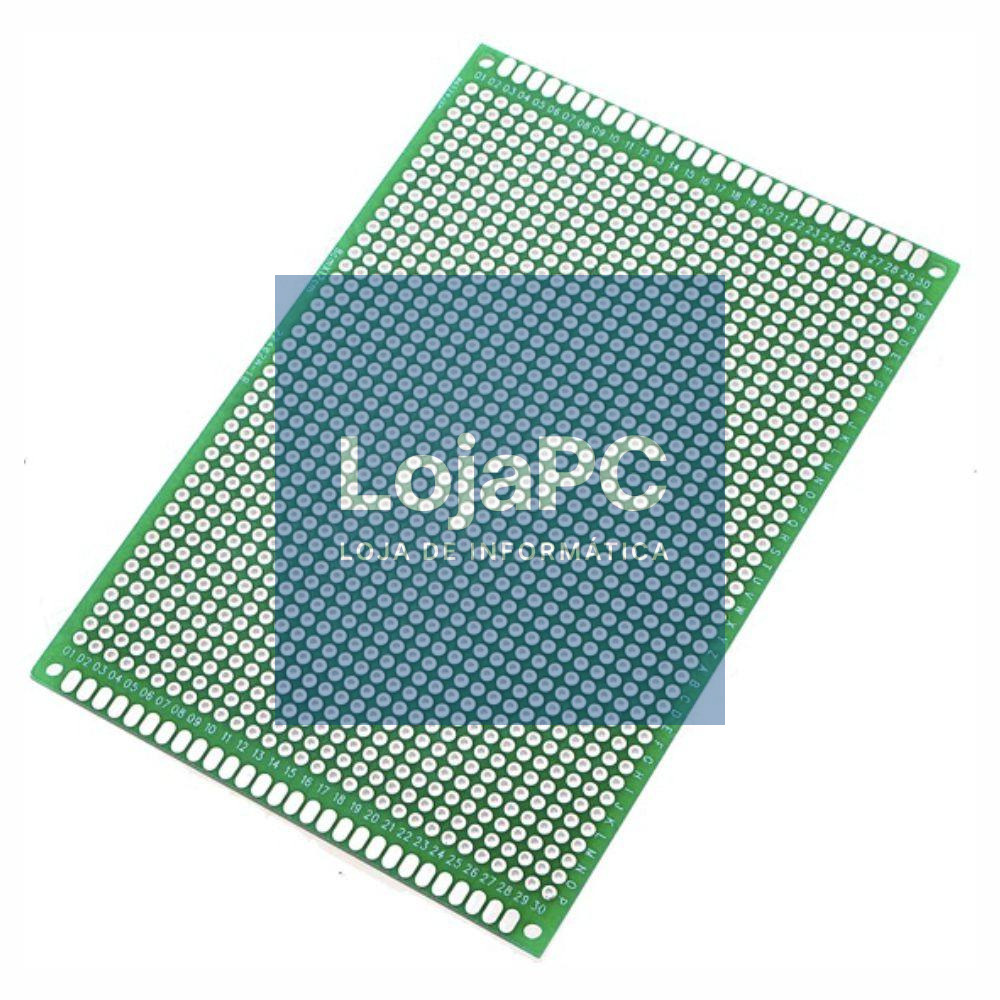 Placa Circuito Impresso Perfurada Em Pontos 90x150mm