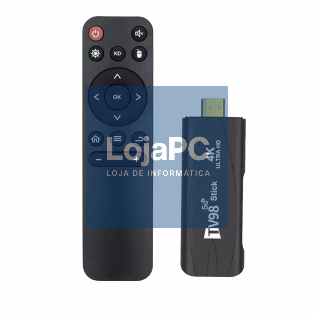 Box IPTV Android 14 1GB RAM 8GB TV98 Wifi 4K Stick