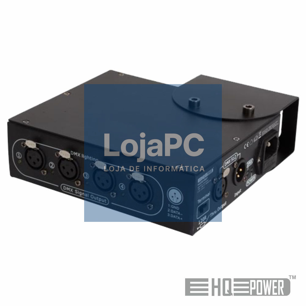 REPARTIDOR DMX 4 VIAS 1 ENTRADA HQ POWER