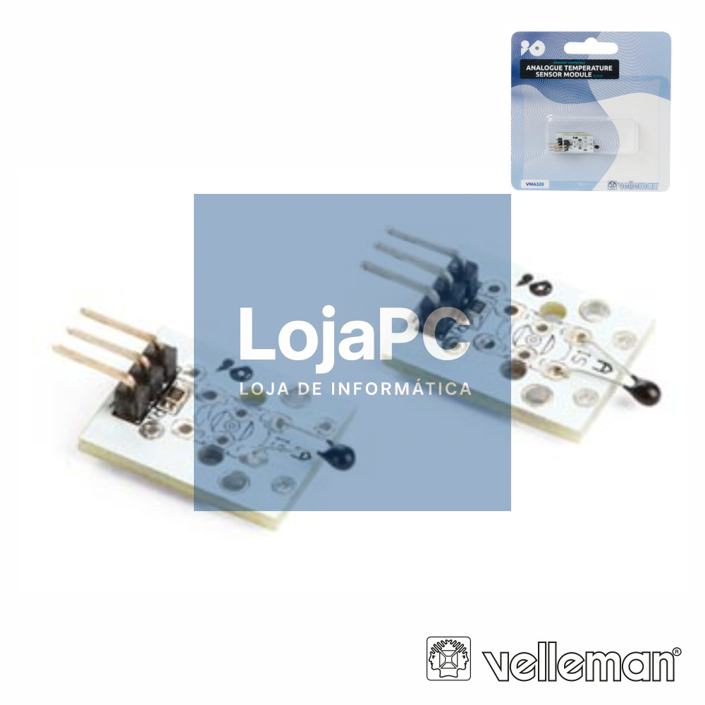 MÓDULO SENSOR DE TEMPERATURA ANALÓGICO P/ ARDUINO VELLEMAN