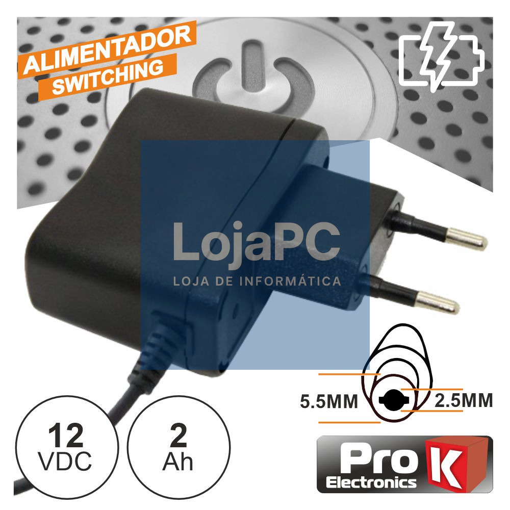 ALIMENTADOR SWITCHING 12V 2A