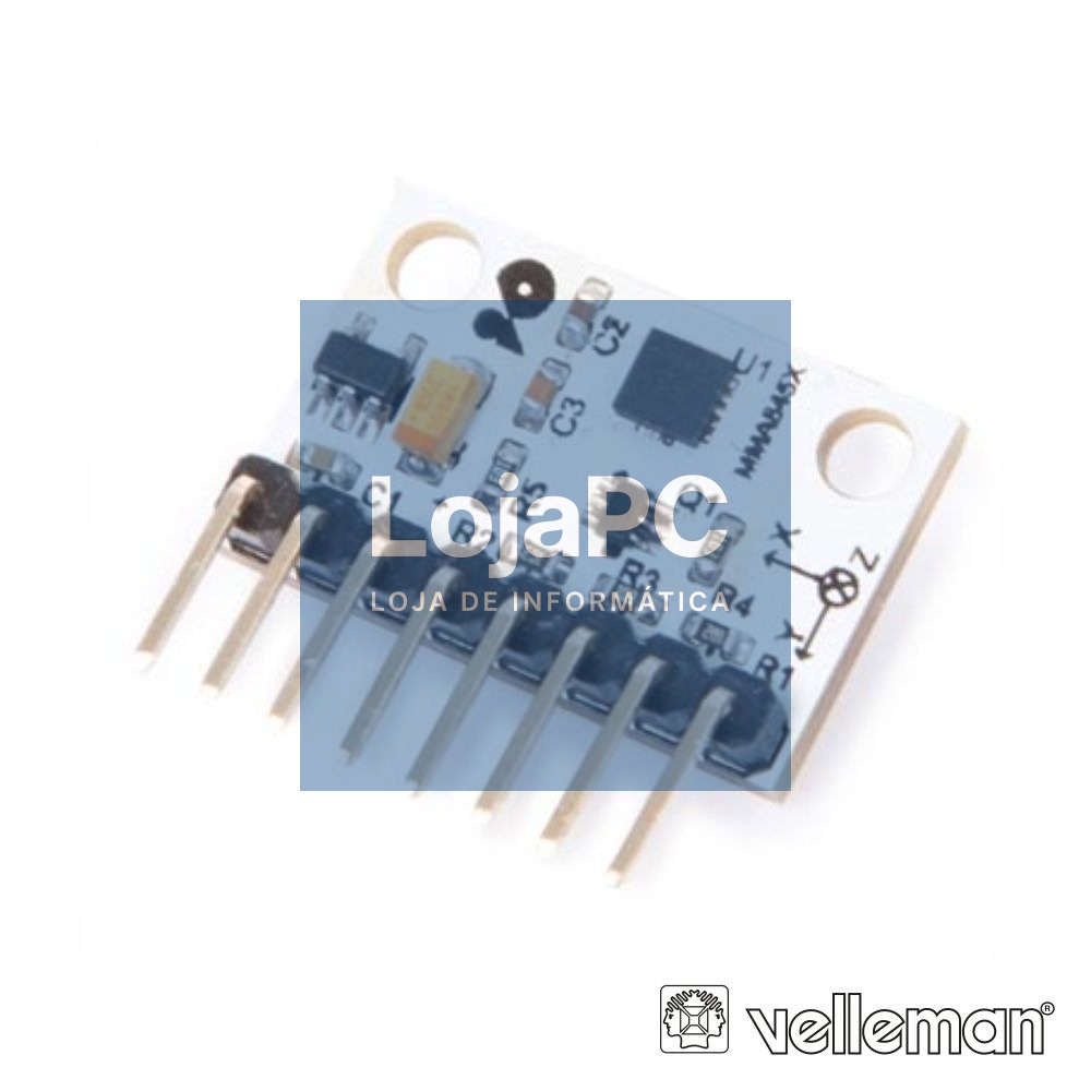 MÓDULO SENSOR DE ACELERAÇÃO 3 EIXOS VELLEMAN