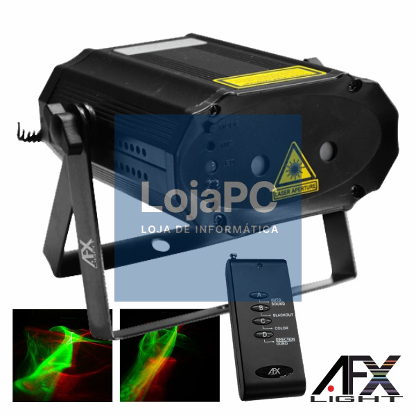 LASER 130MW VERMELHO/VERDE FIREFLY COMANDO PRETO AFXLIGHT