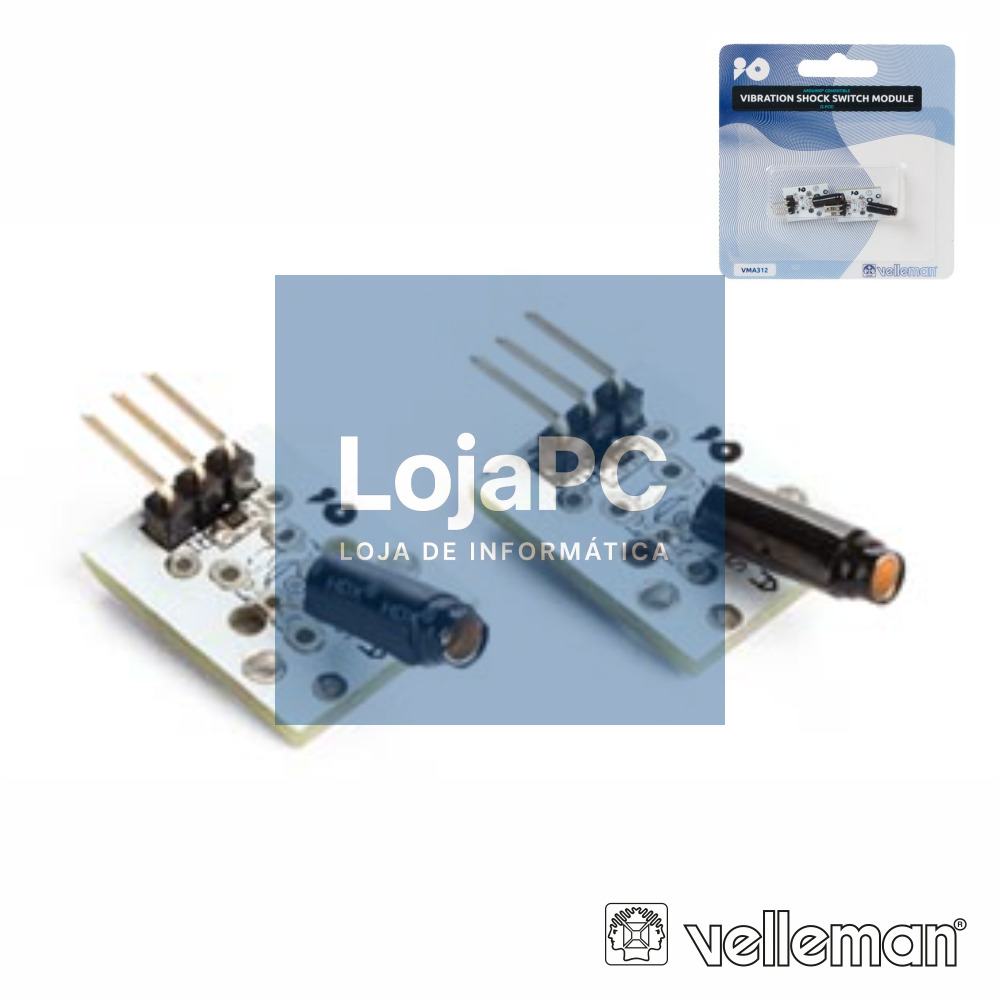 MÓDULO DE VIBRAÇÃO E CHOQUE P/ ARDUINO VELLEMAN