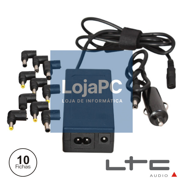 ALIMENTADOR SWITCHING 15-20V 120W 10FICHAS C/USB 12/220V LTC