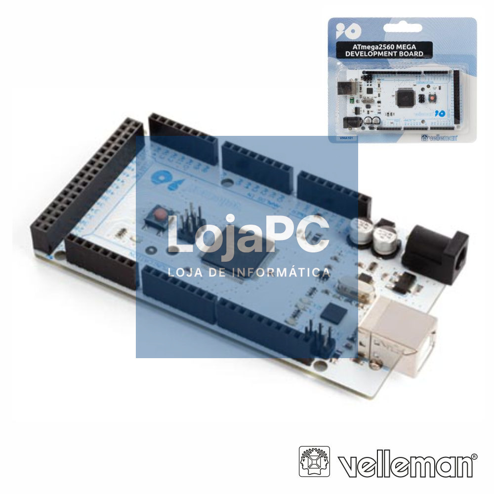 PLACA DE DESENVOLVIMENTO MEGA ATMEGA2560 VELLEMAN