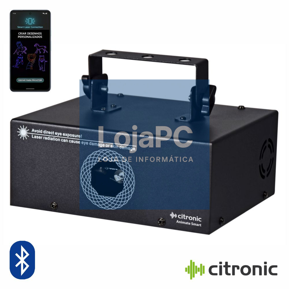 Laser RGB De Animação SMART Com Bluetooth CITRONIC
